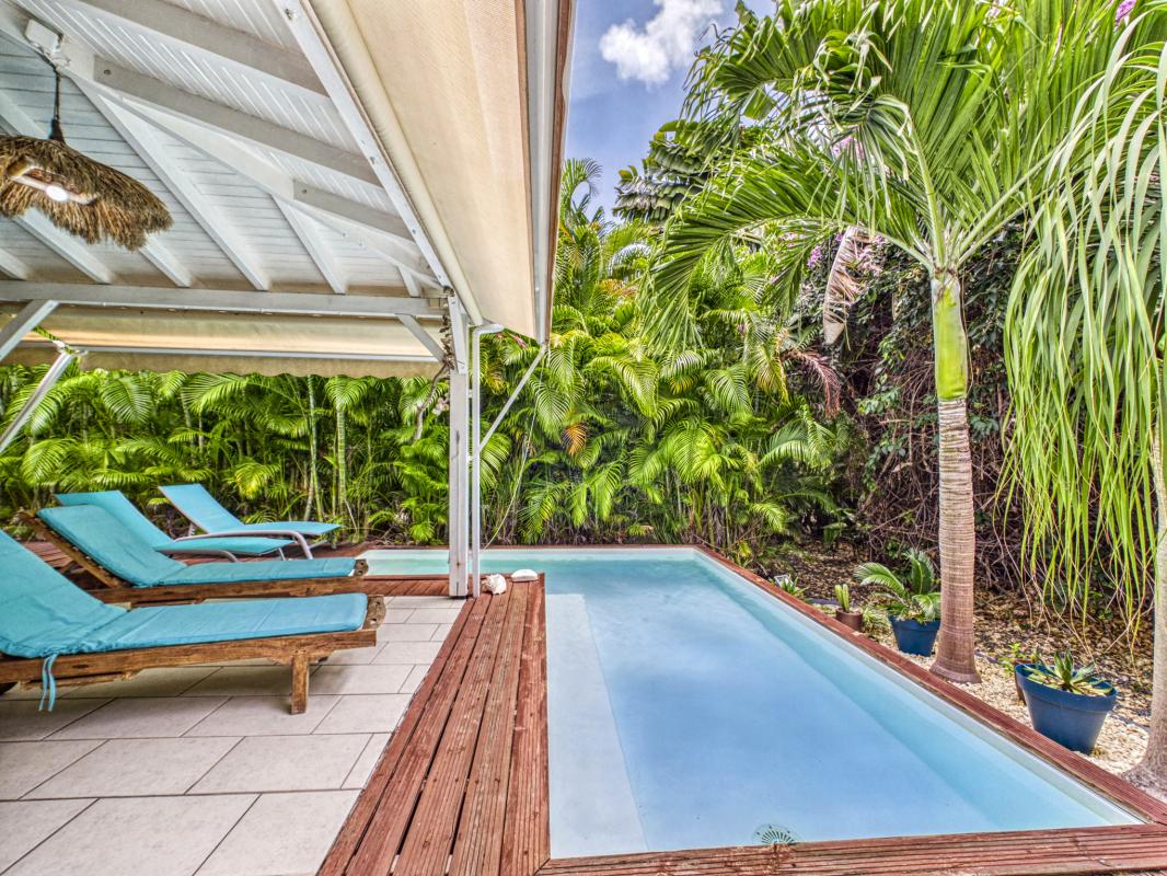 4.location villa avec piscine proche plage St François Guadeloupe